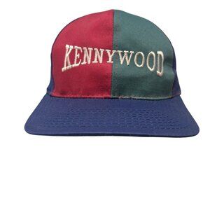 Kennywood Vintage Snapback Colorblock Hat Cap Amusement Park Pittsburgh Dad 90's